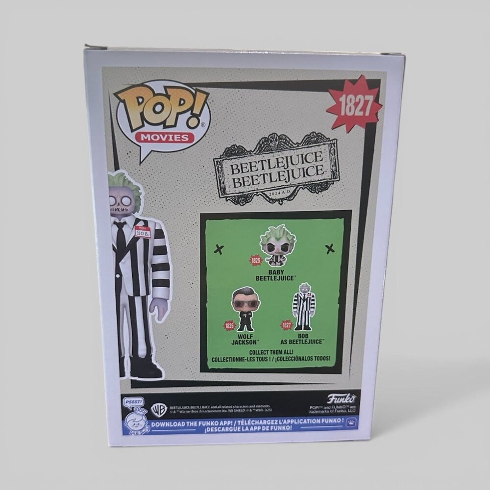 Funko POP! Horror Beetlejuice Bob as Beetlejuice Figure #1827! - Picture 5 of 8
